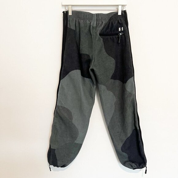 The Hundreds Shrublands Oversize Camo Print Zip Away Sweatpants Black Size Small - Picture 9 of 9
